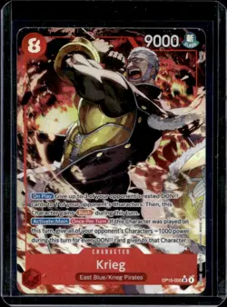 2026 One Piece Adventure on Kami's Island Krieg Alternate Art #OP15-008 - Image 1