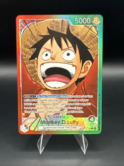 Monkey.D.Luffy (001) (Alternate Art) OP13-001 Carrying On His Will Foil - Image 1