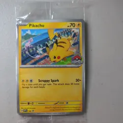 Pikachu SVP 190 World Championships 2024 Black ⭐ Promo Pokemon TCG SEALED - Image 1