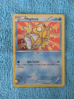 Shiny Magikarp XY143 X & Y Holo Ultra Rare Black Star Promo Pokemon Card - Image 1