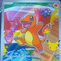 Charmander 038 Promo Holo MEP Stamped Basic 2026 HP 80 Saboteri Pokemon Card - Image 1