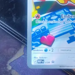 Charmander 038 Promo Holo MEP Stamped Basic 2026 HP 80 Saboteri Pokemon Card - Image 2