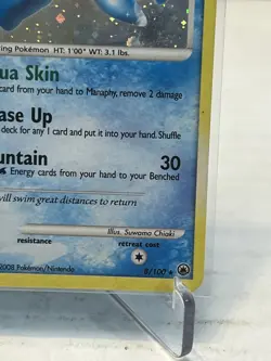 Manaphy Lv.32 8/100 Holo Rare Stormfront Pokemon Card LP/NM - Image 4