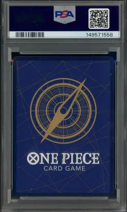 2023 One Piece EN Premium Card Coll 25th Ed #001 Monkey D. Luffy PSA 10 - Image 2