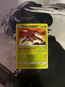 Shining Genesect Shining Legends 9/73 Pokemon Card NM - Image 1