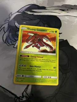Shining Genesect Shining Legends 9/73 Pokemon Card NM - Image 3
