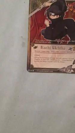 Naruto CCG Itachi Uchiha Ninja Holo Rare Card 453 Bandai English 2002 - Image 1