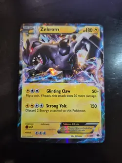 Zekrom EX 51/99 Next Destinies Ultra Rare Holo Pokemon Card LP 2 - Image 1