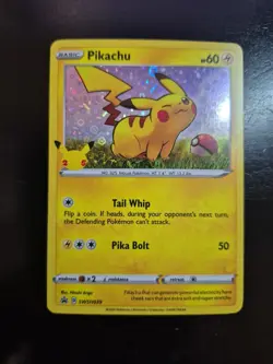Pikachu SWSH039 General Mills Promo 2020 Holo Rare Holo Pokemon TCG Card NM - Image 1