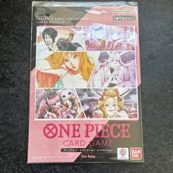 ONE PIECE Card Game Premium Collection Girls Edition Japanese Set of 6 Sealed - Image 1