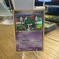 Pokemon TCG Ralts 50 HP EX Delta Species Stamped Holo 61/113 2005 English Card - Image 1