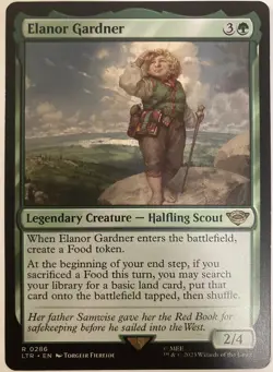 MTG Elanor Gardner LTR Lord Of The Rings 0286 Rare 2023 Magic the Gathering Card - Image 1