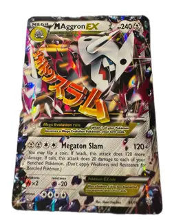 Mega M Aggron EX Full Art 94/160 XY Primal Clash Pokemon Card LP- - Image 1