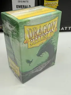 Lot of 50 Dragon Shield Matte Emerald Card Sleeves 100ct Pack Standard Size - Image 3