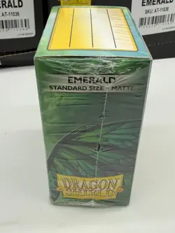 Lot of 50 Dragon Shield Matte Emerald Card Sleeves 100ct Pack Standard Size - Image 5