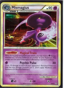 2010 MISMAGIUS 5/95 HeartGold SoulSilver UNLEASHED POKEMON-RARE -HOLO-NM/M - Image 1