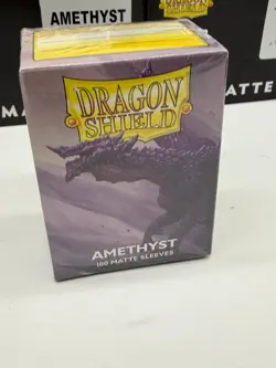 Lot of 50 Dragon Shield Matte Amethyst Card Sleeves 100ct Pack Standard Size - Image 3