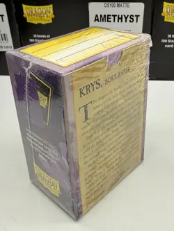 Lot of 50 Dragon Shield Matte Amethyst Card Sleeves 100ct Pack Standard Size - Image 4