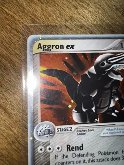 Pokemon TCG Aggron EX Sandstorm Holo Rare Card 95/100 LP Condition - Image 3