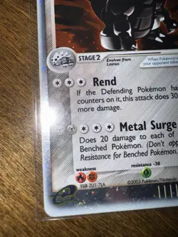 Pokemon TCG Aggron EX Sandstorm Holo Rare Card 95/100 LP Condition - Image 5