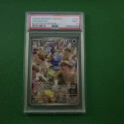 Pokemon Cramorant Illustration Card 176/167 Twilight Masquerade Rare PSA9 - Image 1