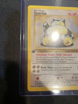Snorlax #27 Jungle 1st Edition - Pokemon Card - Image 2
