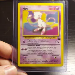 Pokemon TCG Neo Discovery WOTC 4-Card Lot Scizor Mew Arcanine Entei - Image 4