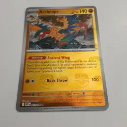 Archeops Master Ball Pattern Holo Card 051/086 Sv: White Flare NM - Image 1