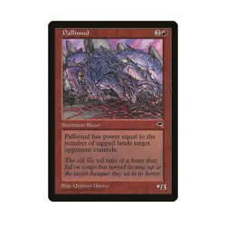 Pallimud Magic the Gathering Tempest Rare LP Lightly Played Single Card - Image 1