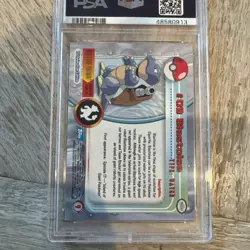 1999 TOPPS POKEMON TV BLASTOISE #9 FOIL CARD PSA 10 GEM MINT RARE - LOW POP, 30! - Image 3