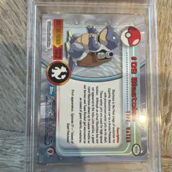 1999 TOPPS POKEMON TV BLASTOISE #9 FOIL CARD PSA 10 GEM MINT RARE - LOW POP, 30! - Image 4