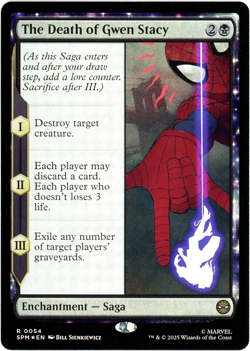 The Death of Gwen Stacy (Foil) - 0054 - Marvel's Spider-Man MTG - NM/M English - Image 1