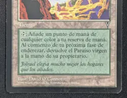 MTG SPANISH Undiscovered Paradise - Visions Magic Card #167 - Image 4