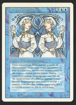 ***Vesuvan Doppelganger** MTG Revised Magic Kid Icarus - Image 1