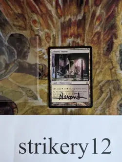 1x Godless Shrine – Guildpact – Signed by Rob Alexander – MTG - Image 1