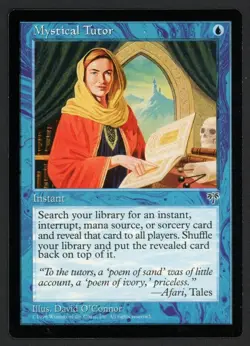 ***Mystical Tutor** MTG Mirage Magic Kid Icarus - Image 1