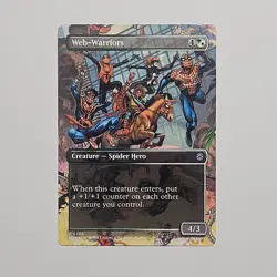Web-Warriors (Borderless) 0203 - SPM: Marvel's Spider-Man - Magic: The Gathering - Image 1