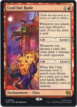 MTG TMNT - Cool but Rude NM #0089 Regular Rare Magic the Gathering Ninja Turtles - Image 1