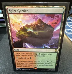 Magic: the Gathering MtG Spire Garden Land Rare 0075 Commander TMNT Red Green - Image 1