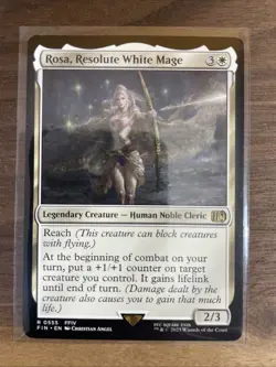 Rosa, Resolute White Mage - MTG Final Fantasy R0555 Regular - Image 1