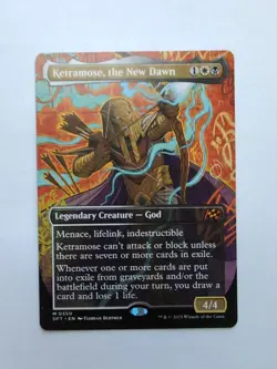 MTG Ketramose, the New Dawn (DFT) Aetherdrift Borderless Regular Mythic 350 - Image 1