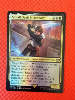 Squall, SeeD Mercenary Foil R FINAL FANTASY 243 NM - Image 1