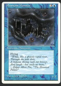 ***Phantom Monster** MTG Alternate 4th Edition Magic Kid Icarus - Image 1