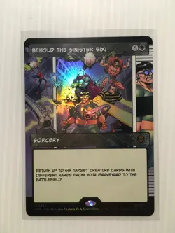 MTG Behold The Sinister Six! (Showcase) Marvel’s Spider-Man Foil NM - Image 1