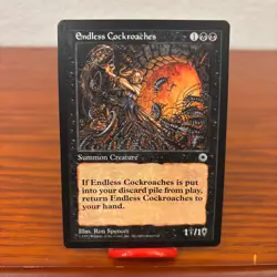 Vintage Magic the Gathering Endless Cockroaches (092) Portal - Image 1