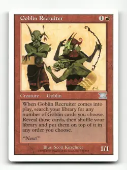 Goblin Recruiter Classic Sixth Edition #186 Uncommon - Image 1