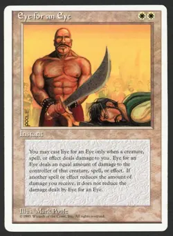 ***Eye for an Eye** MTG Alternate 4th Edition Magic Kid Icarus - Image 1
