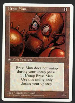 ***Brass Man** MTG Alternate 4th Edition Magic Kid Icarus - Image 1