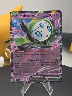 Meloetta ex 044/086 Sv: Black Bolt Holo - Free Shipping - NM - Pokemon - Image 1