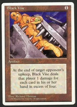 ***Black Vise** MTG Alternate 4th Edition Magic Kid Icarus - Image 1